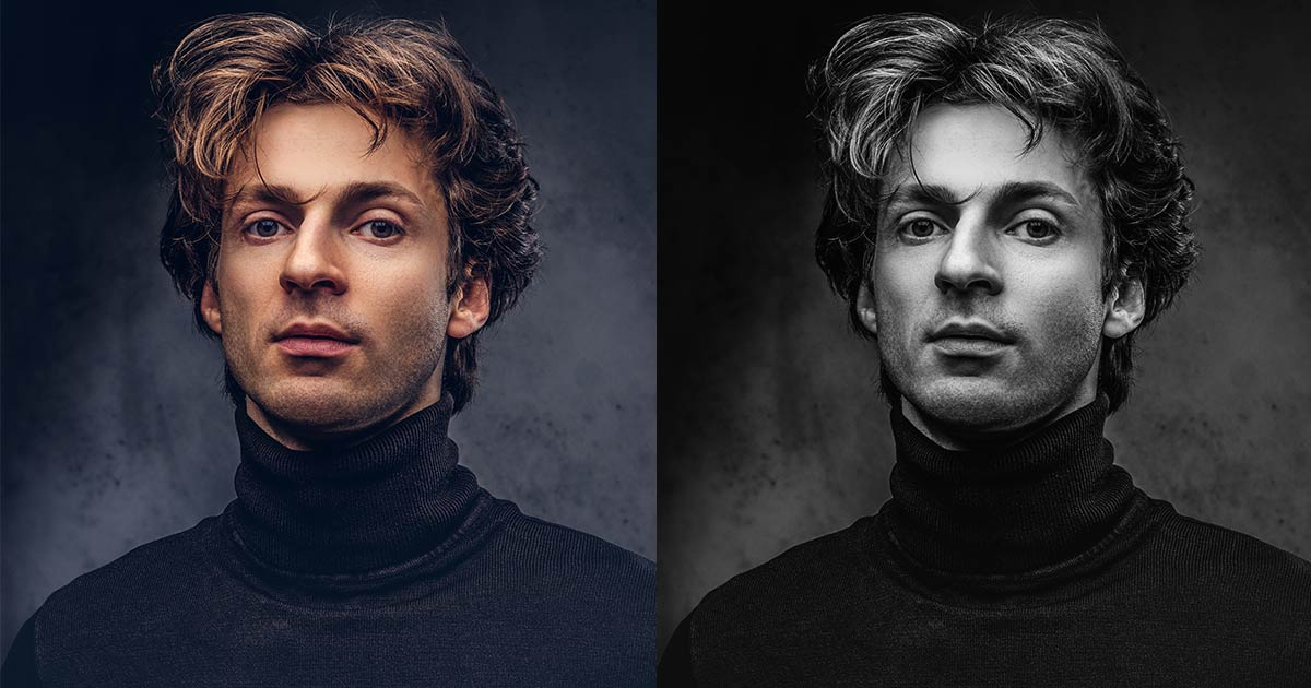 Image showing high contrast color images