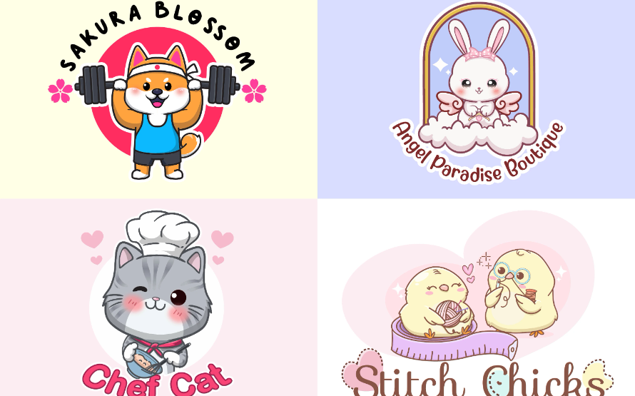 Kawaii logos