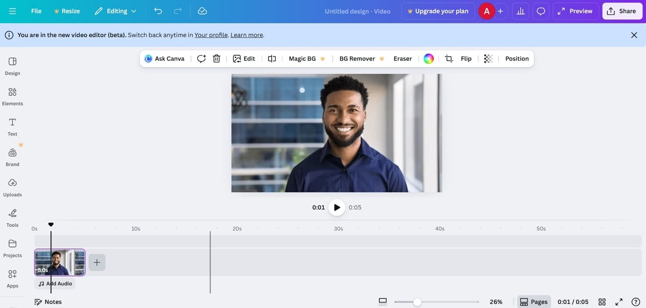 ferramenta online canva para criação de vídeos com fotos