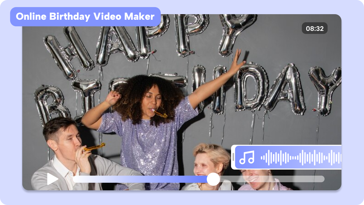 birthday video maker online