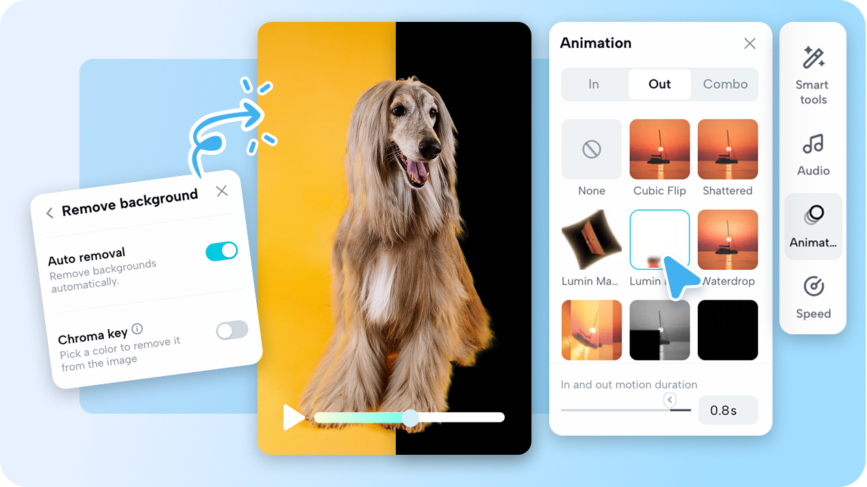 Editing with advanced tools