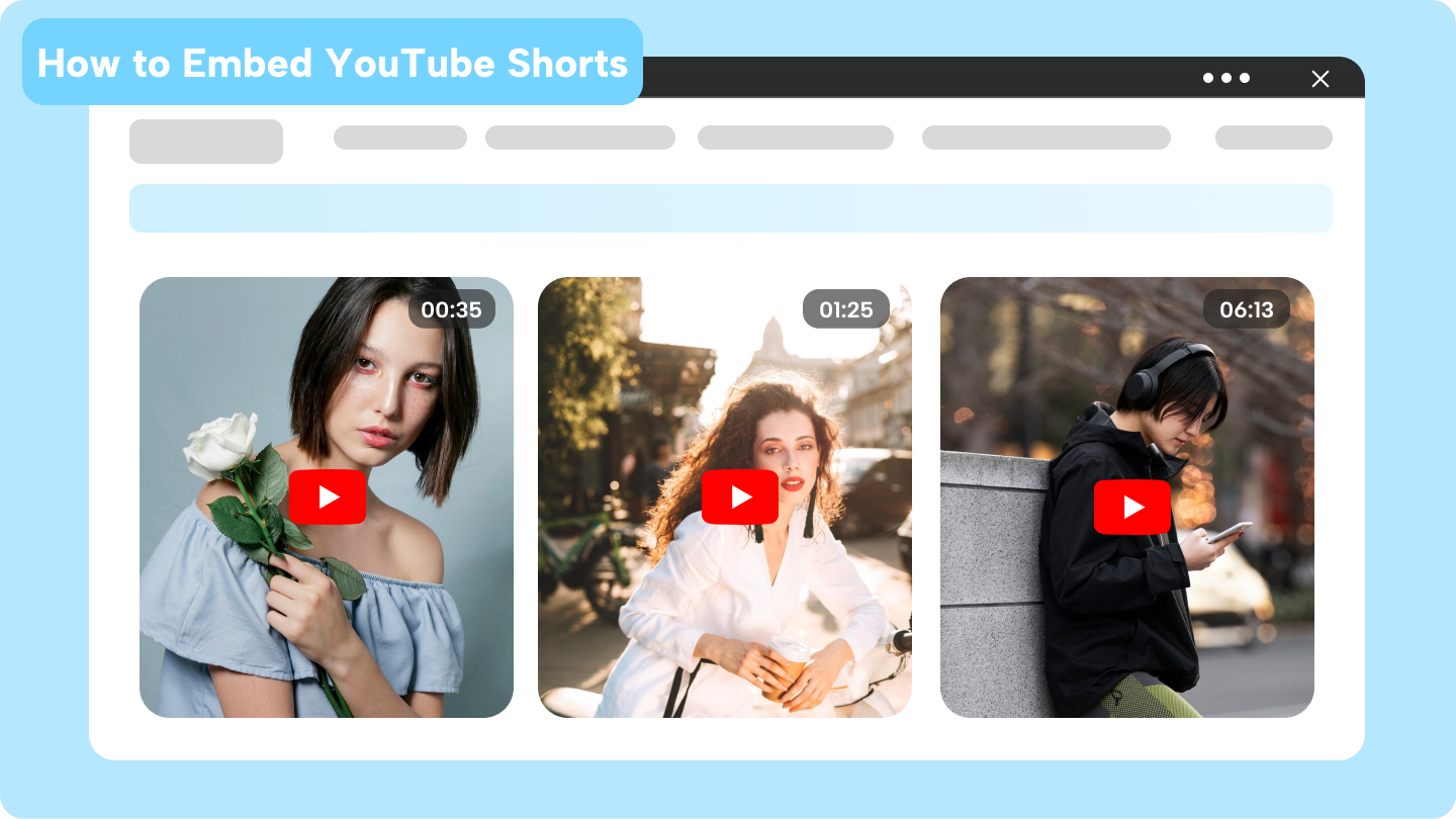 embed youtube short