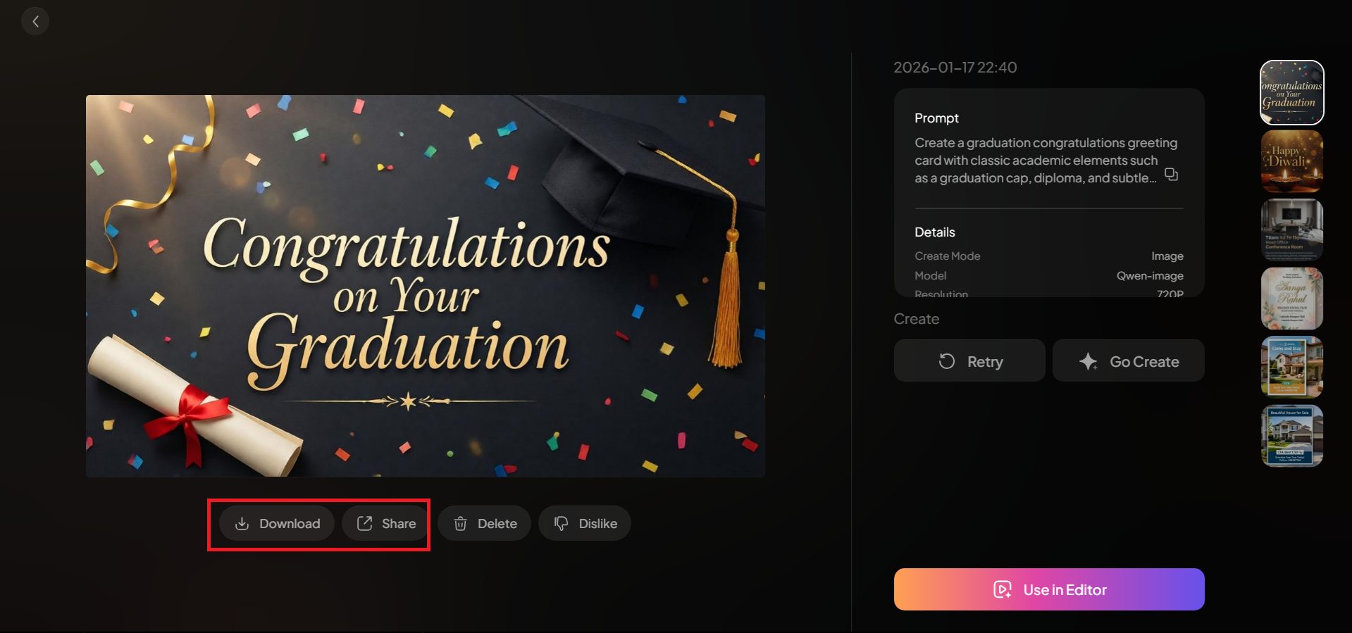 Review, refine, and download your design