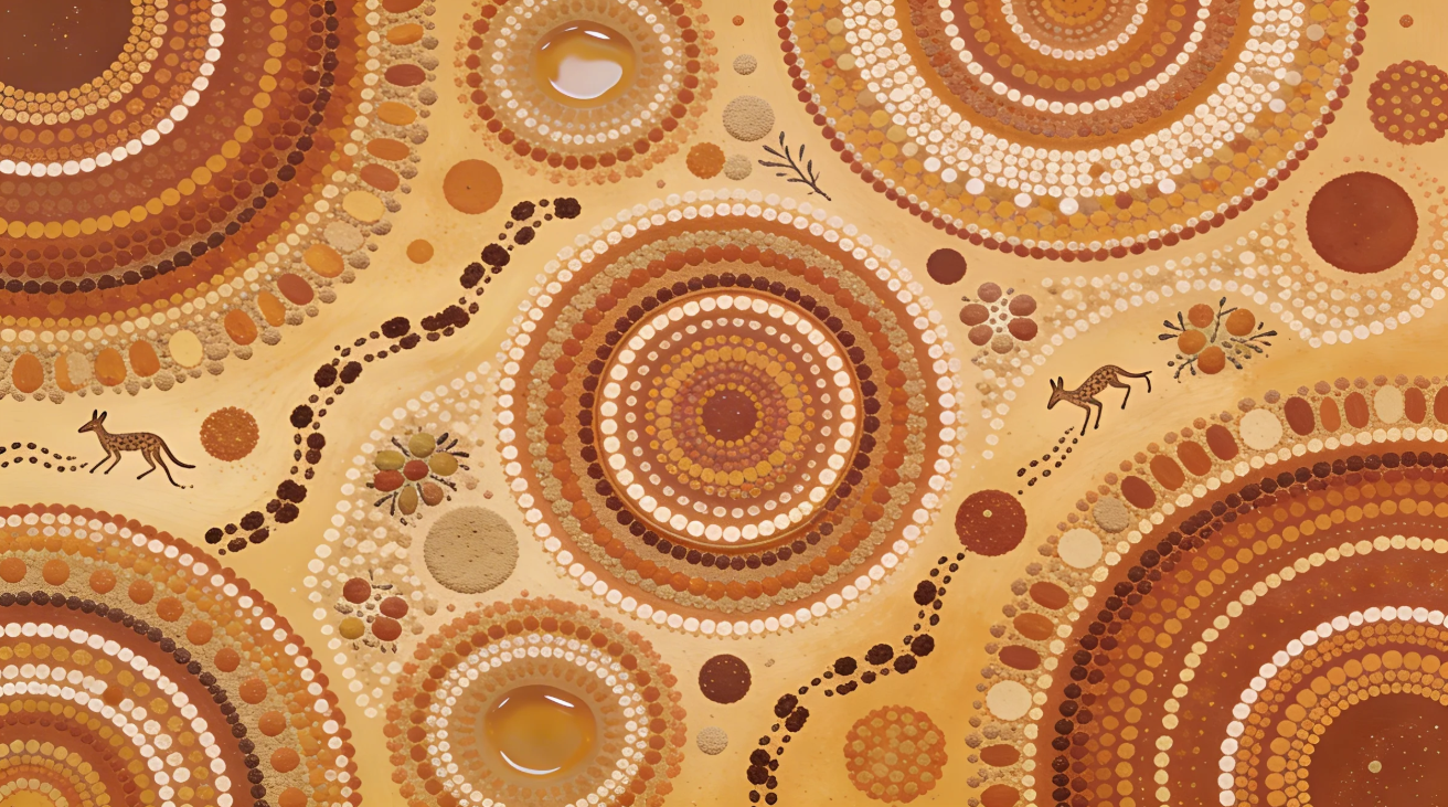 Imagen de pintura de puntos