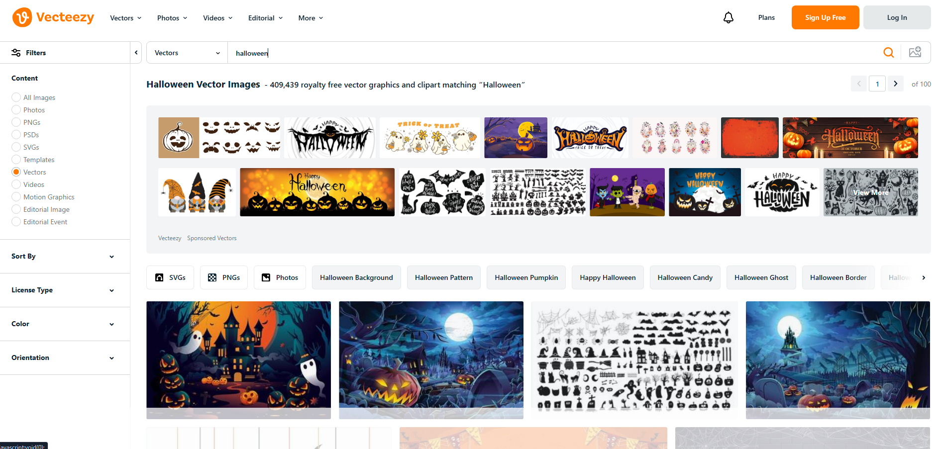 Vecteezy Halloween templates