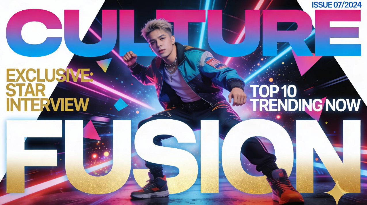 Pop culture-inspired cover images