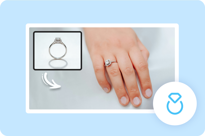  Virtual ring try on without AR camera