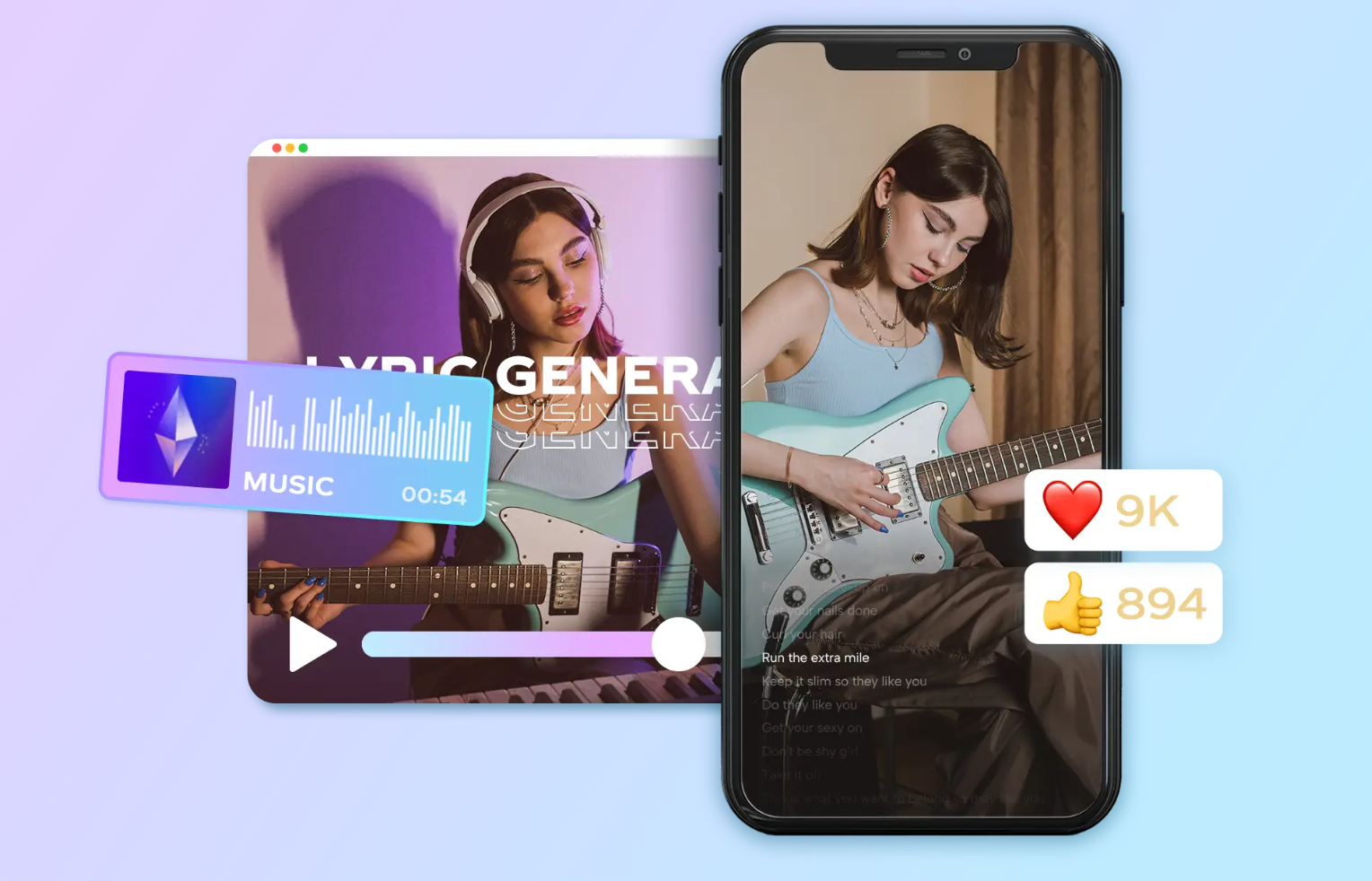 What is an AI Lyric Video Maker