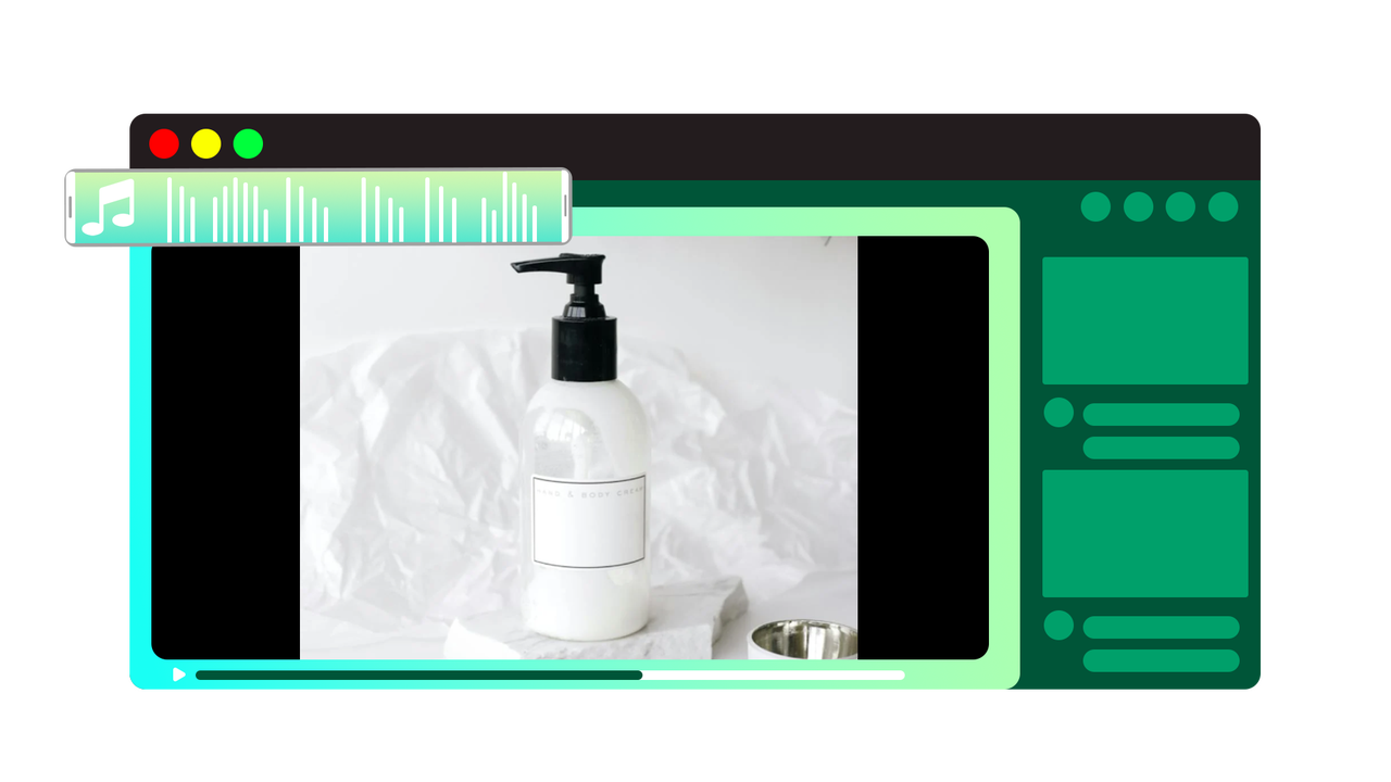 AI-generated product promotion video