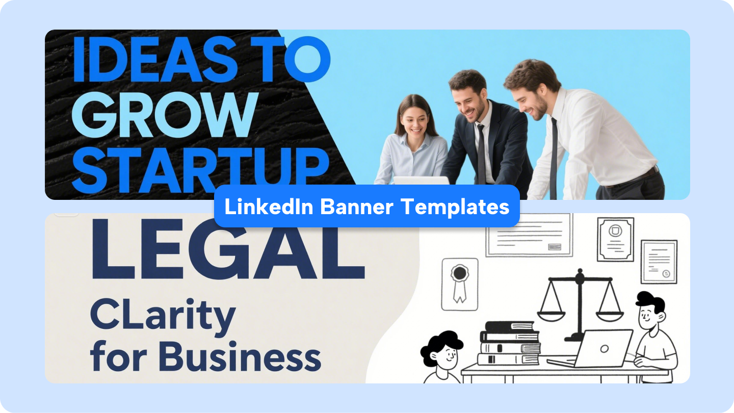 linkedin banner template 