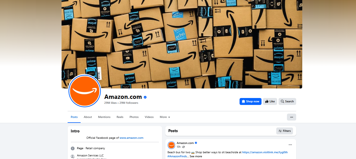 Contoh pemasaran Amazon