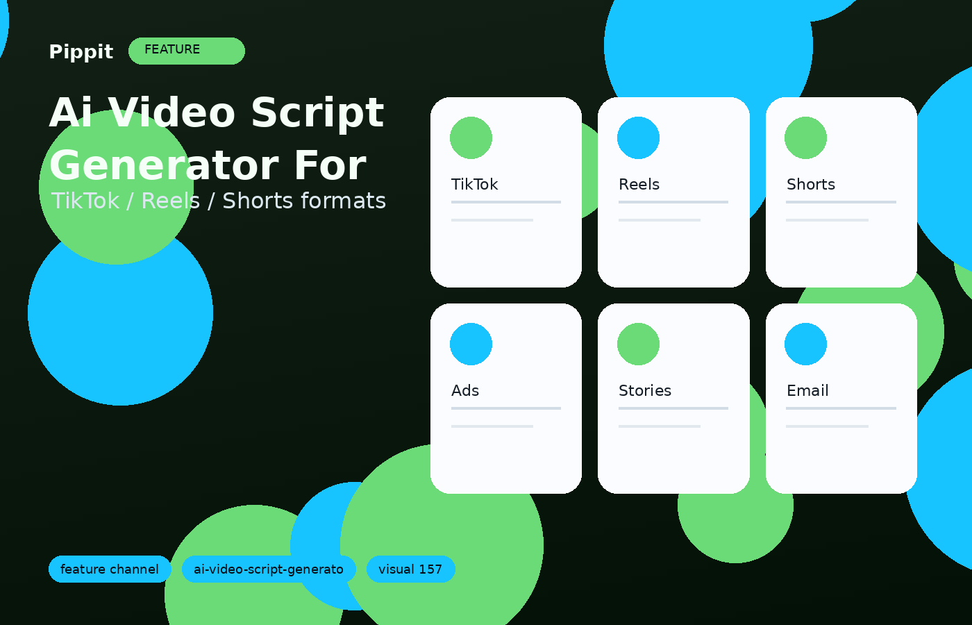Ai Video Script Generator for Tiktok match the format to the social channel visual