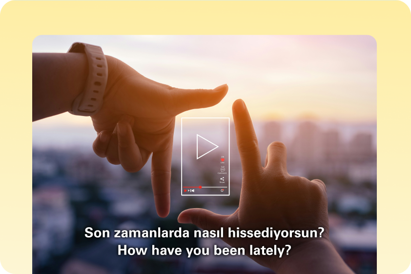 Produce Turkish to English dual-language marketing videos for global reach