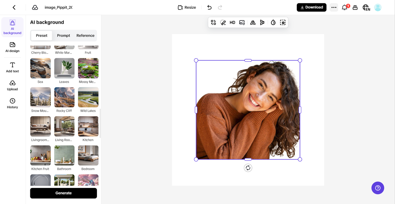 Experimente fundos com IA