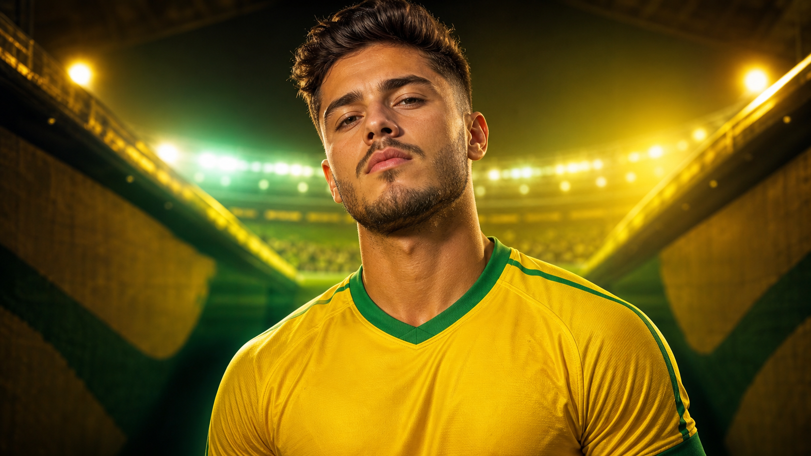 Brazil football jersey street prompt