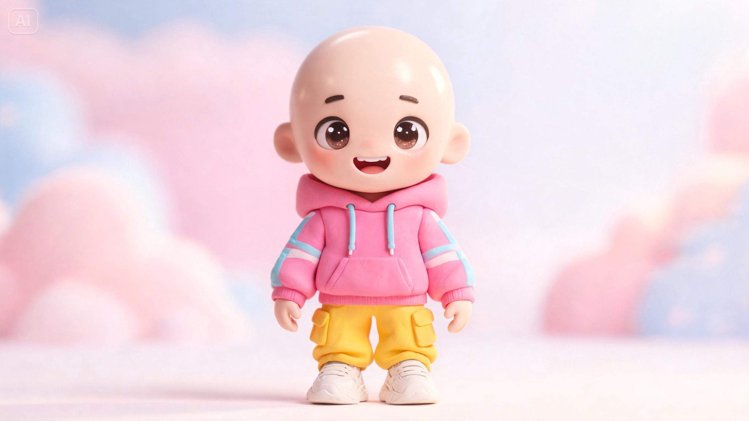 พร้อมท์สำหรับตัวการ์ตูนหัวล้านเคลื่อนไหว