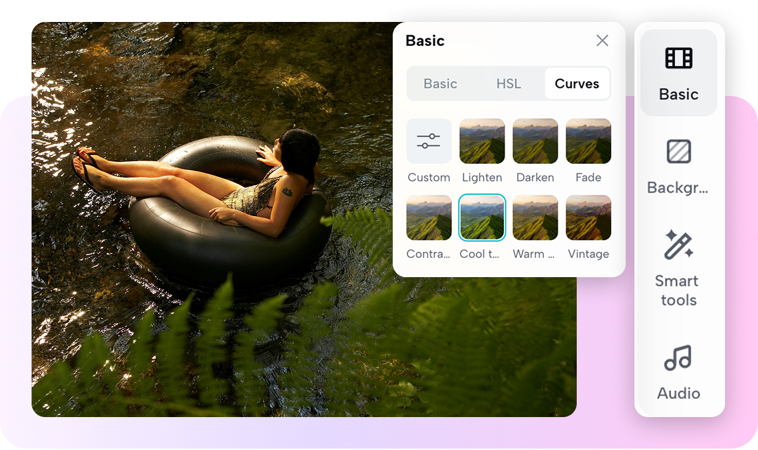 Add a unique touch with creative layer adjustment 