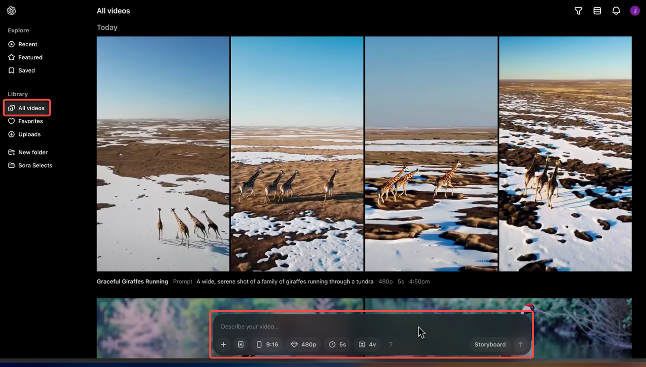 How to use OpenAI to convert text to video