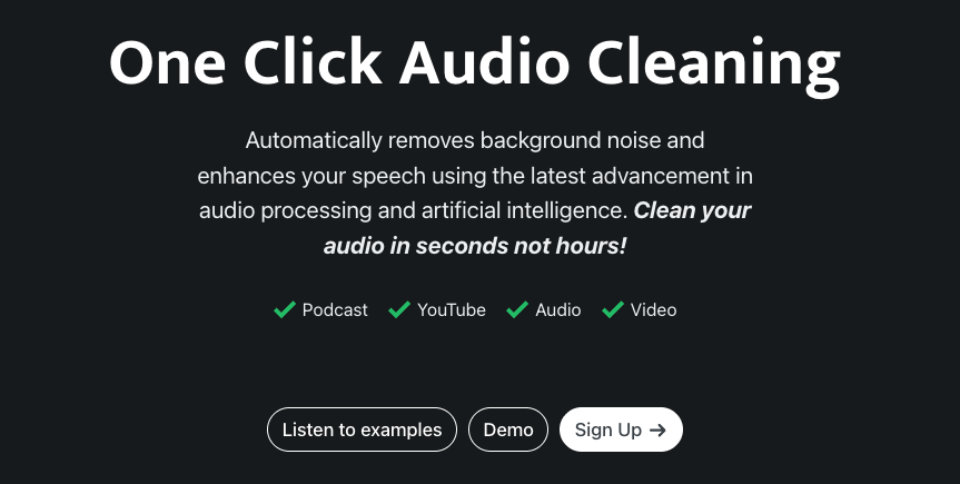 Audo Audio Enhancement Tool