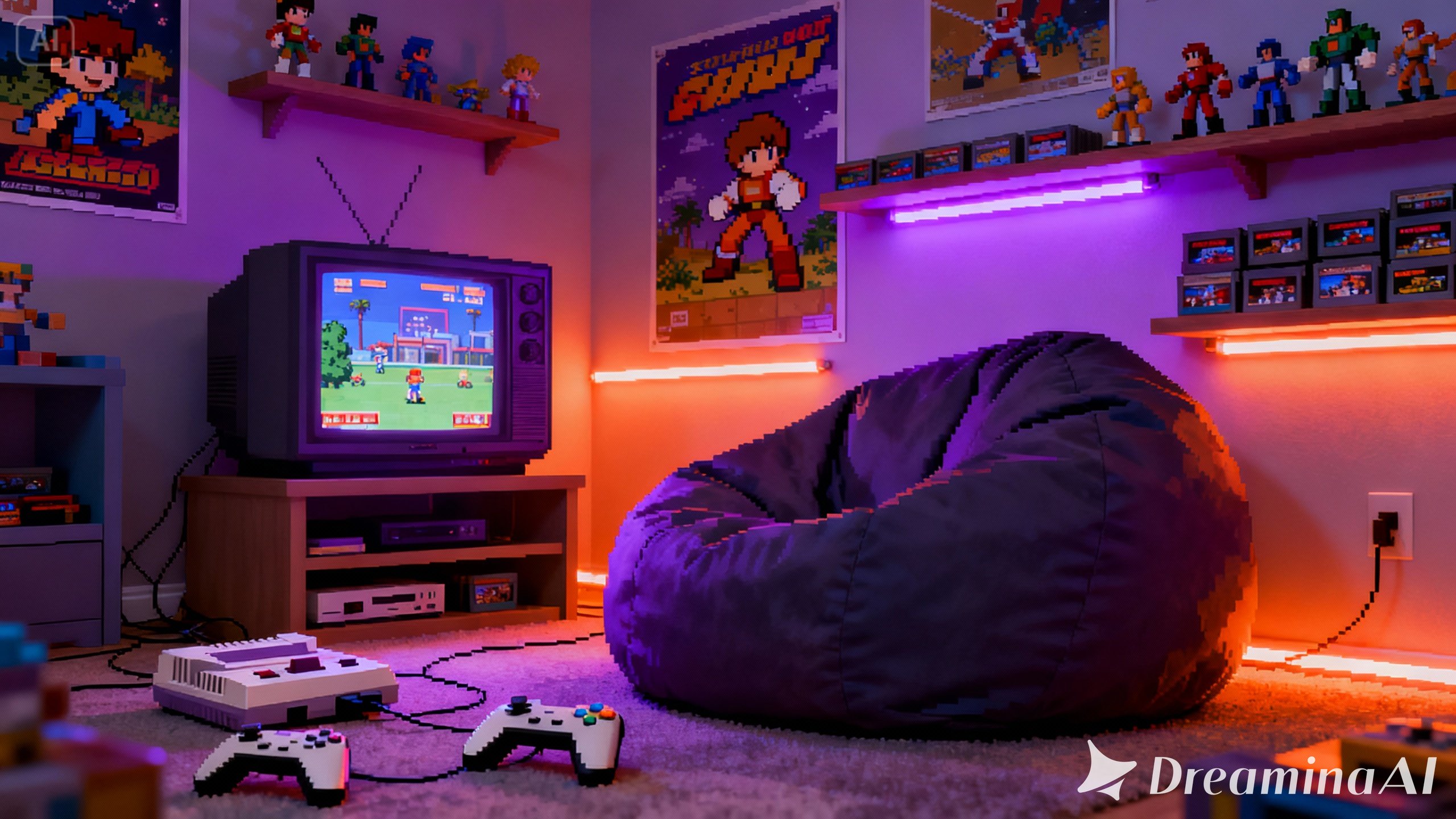 pixel lofi background