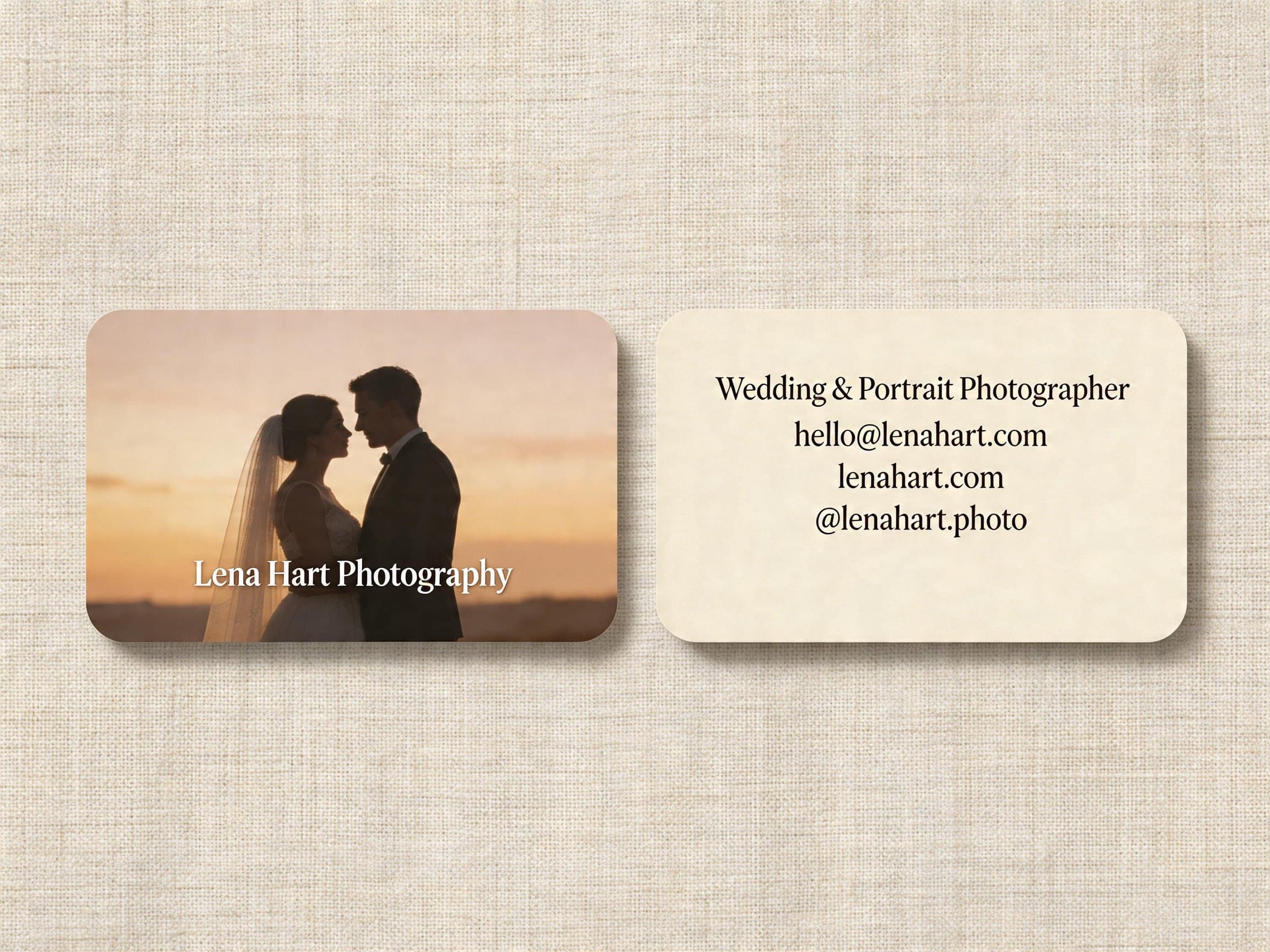 kartu fotografer wedding