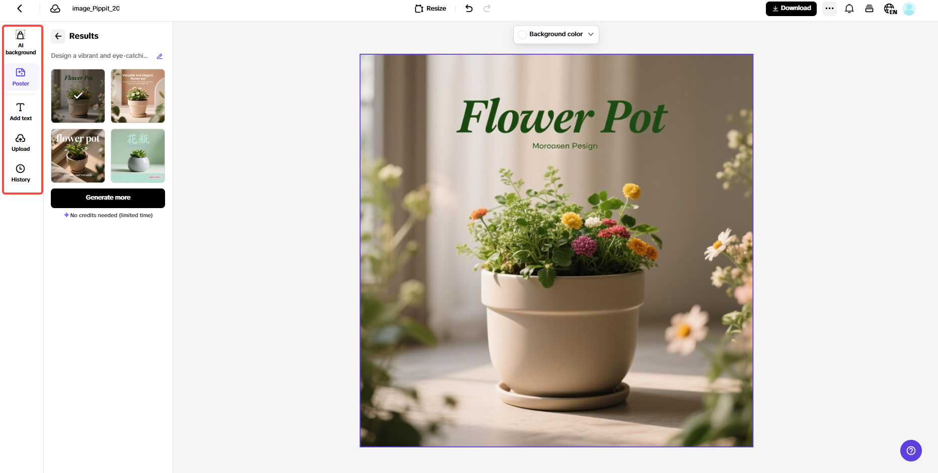 Customize your poster