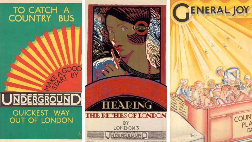 London underground posters (1930s) poster