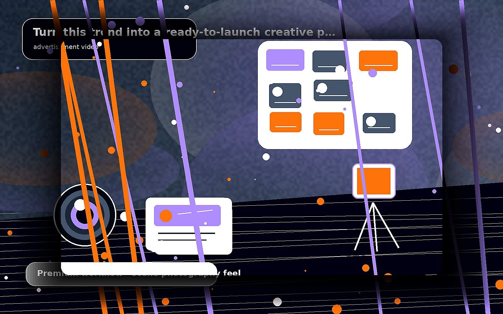 Turn this trend into a ready-to-launch creative plan — premium scene image for advertisement video