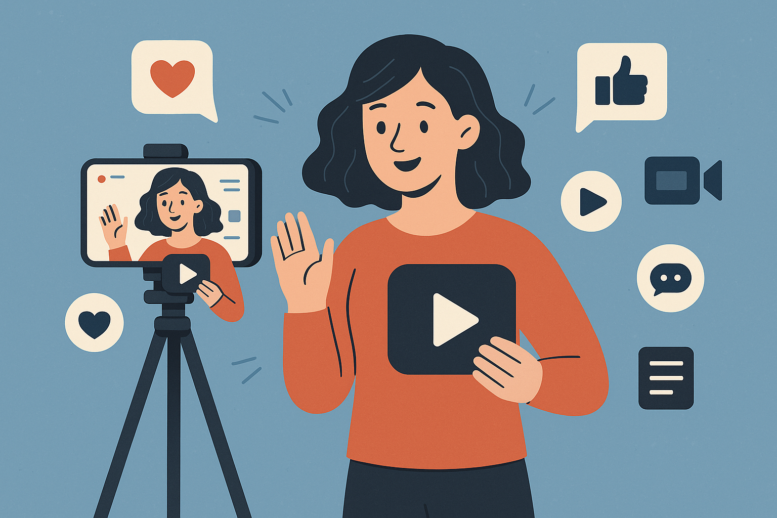 Social media graphics & video ads as marketing collateral