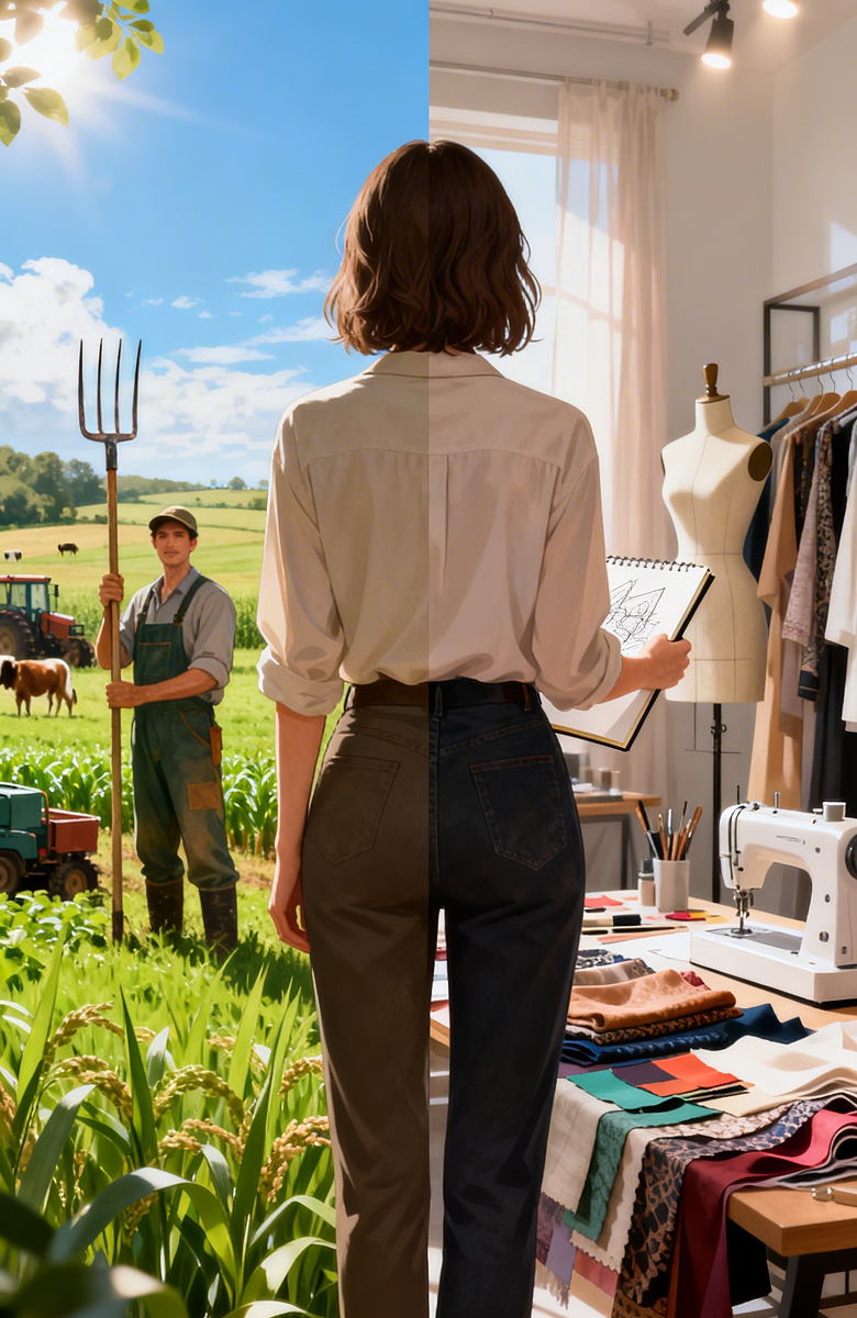 half half ai job trend background 