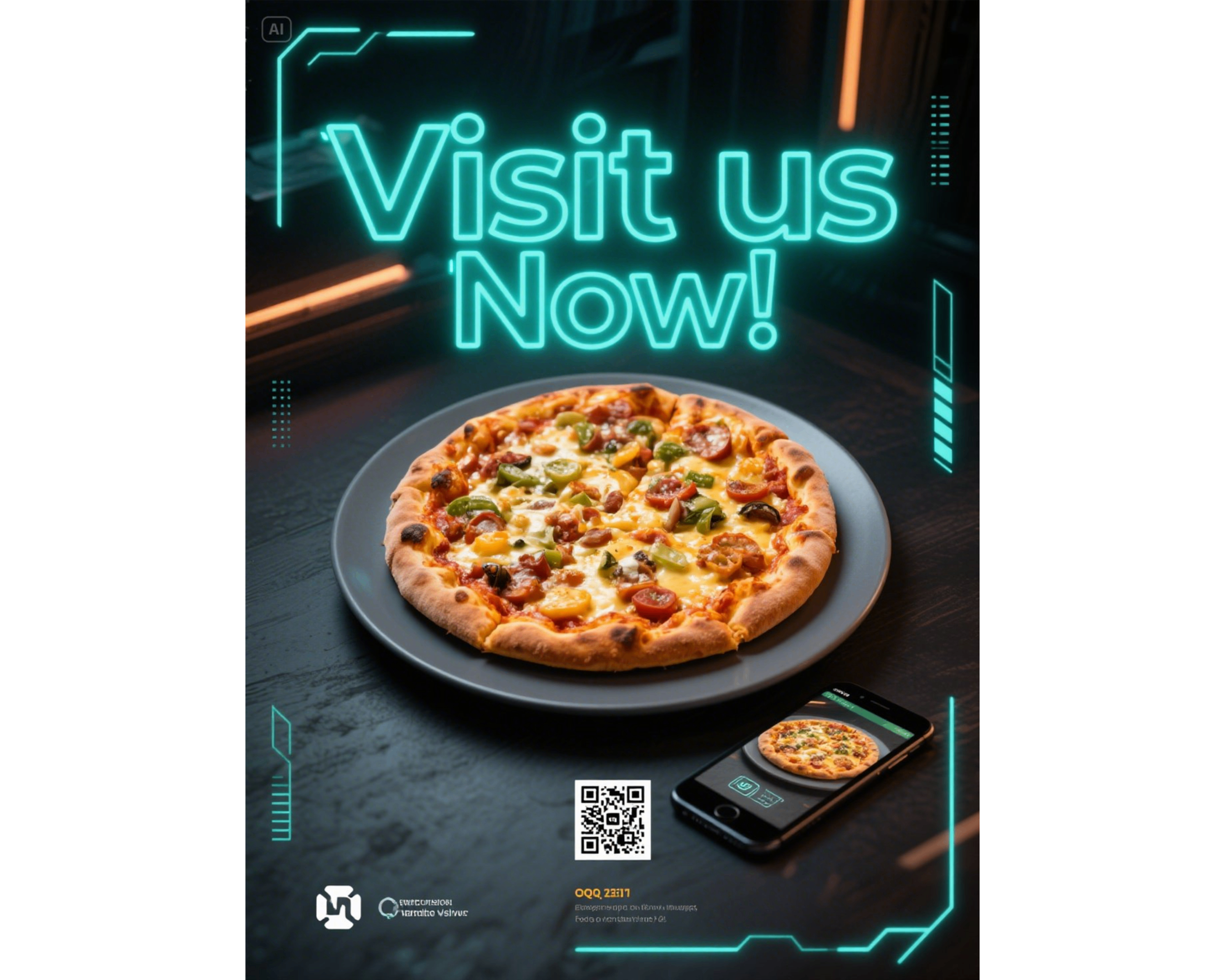 Interactive food flyers