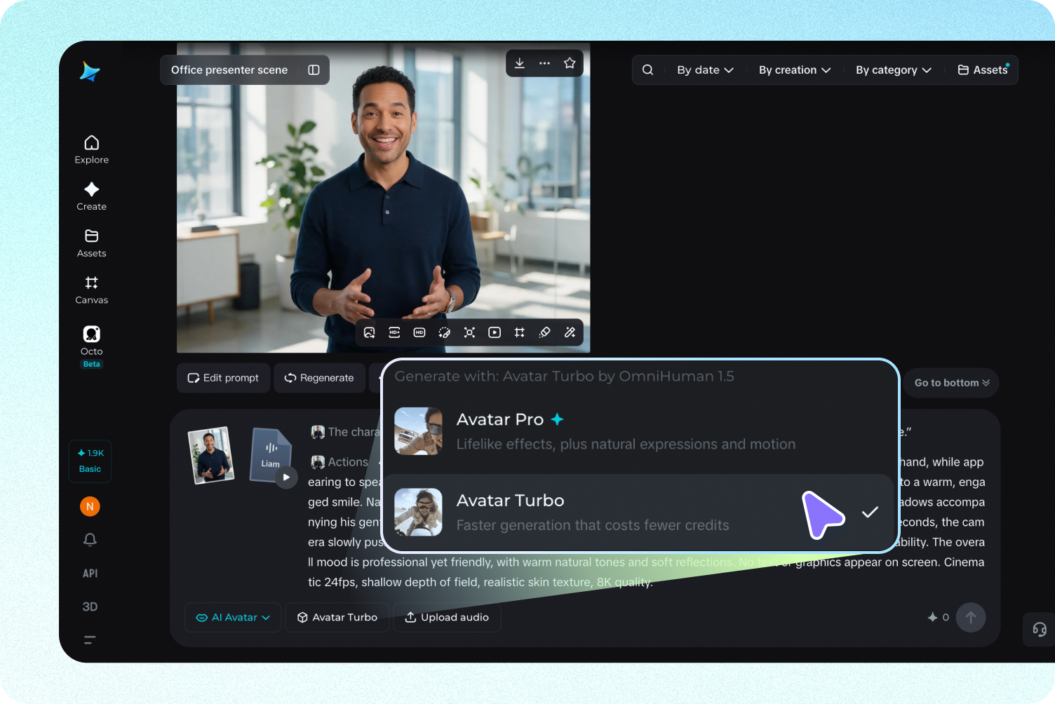  Tukar imej anda menjadi avatar bercakap