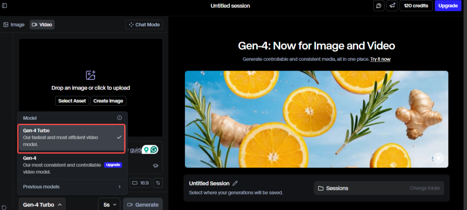 Choose the AI model to use