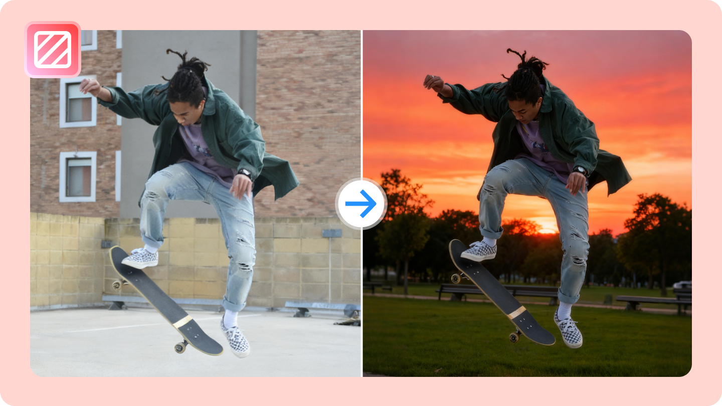 online photo editor change background