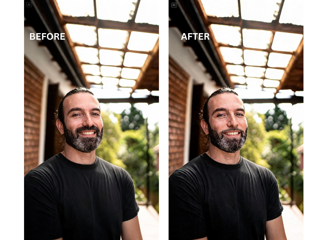 Prompt for mustache-only removal