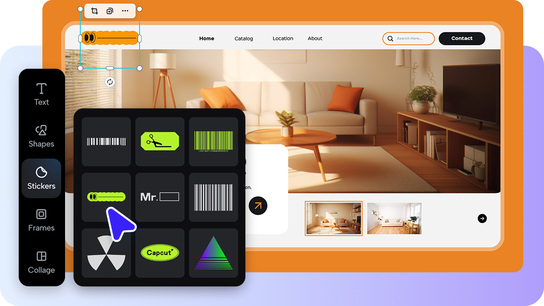 Drag-and-drop website customization