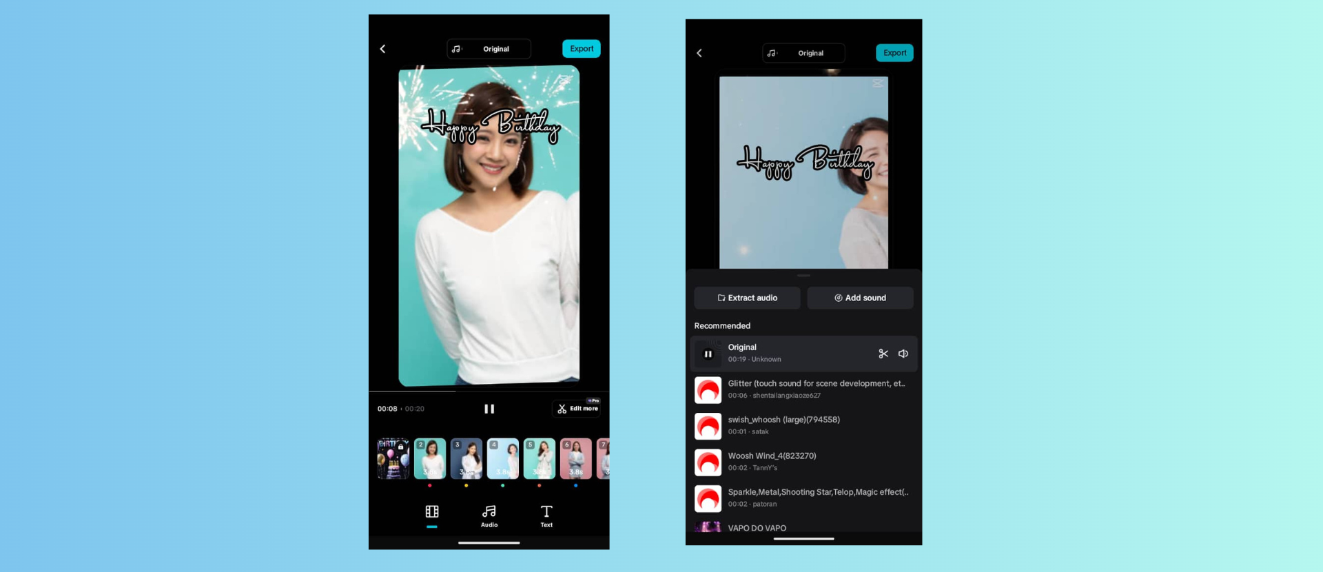 Best birthday video creator app