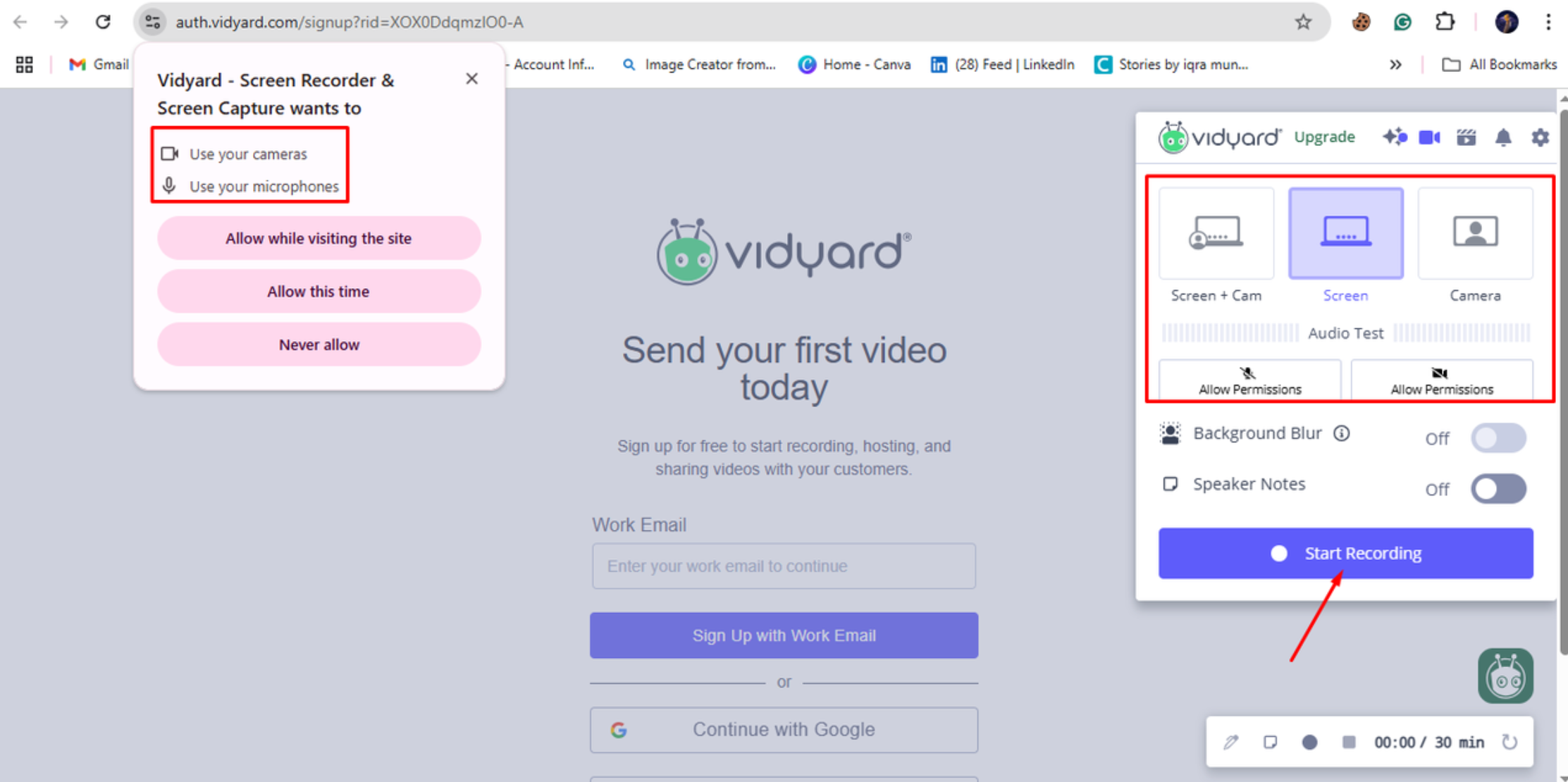 Adjust audio settings