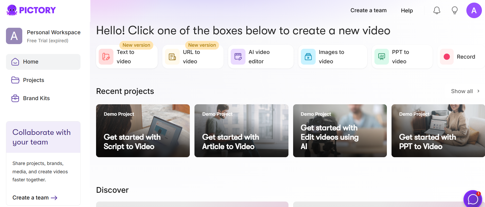 Pictory AI video creator
