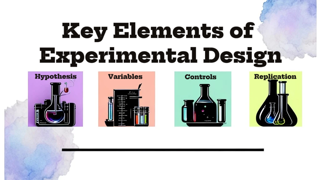Key elements of experimental design