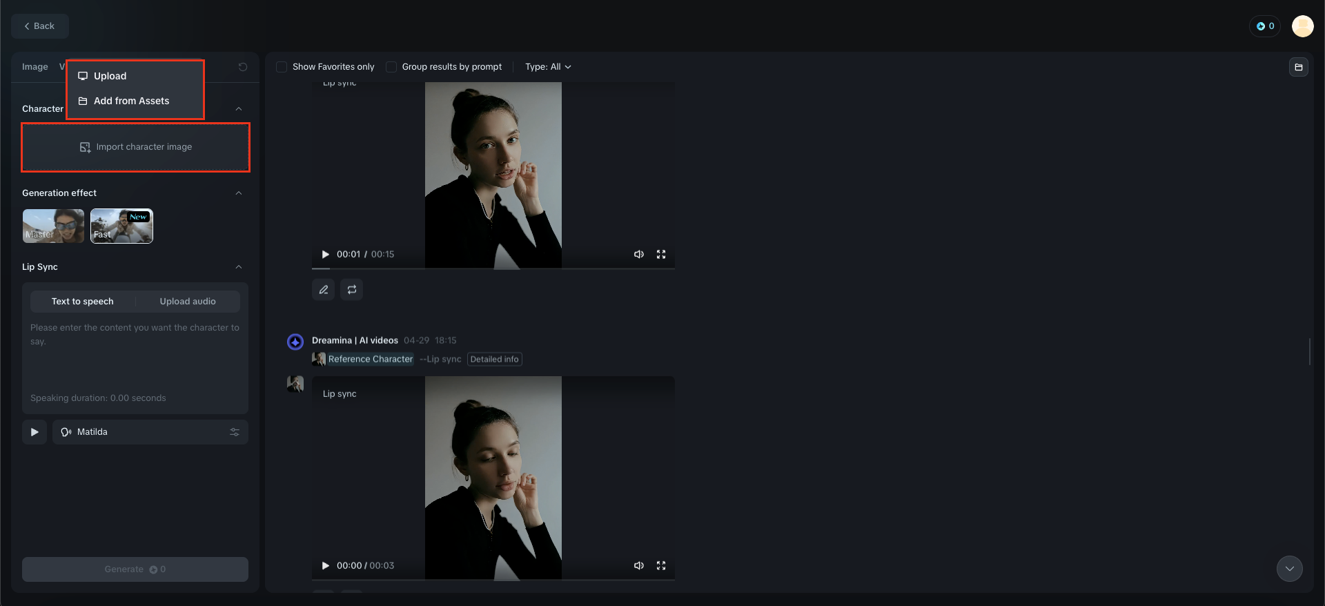 AI avatar for videos