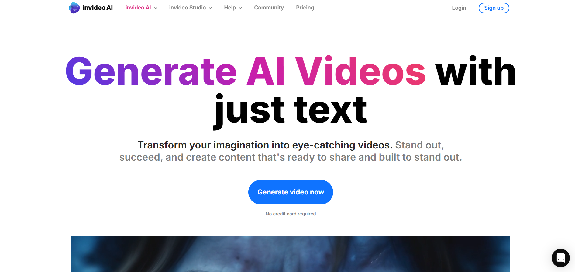InVideo AI 介面
