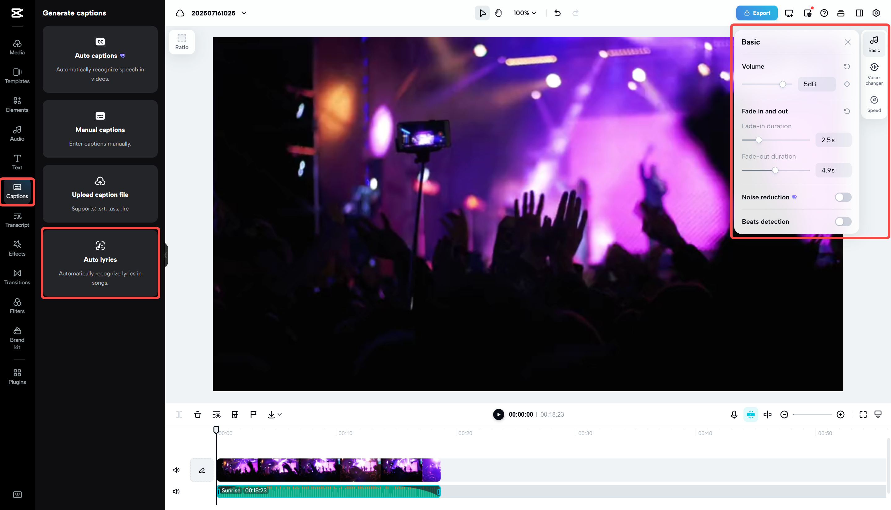 Edit your video