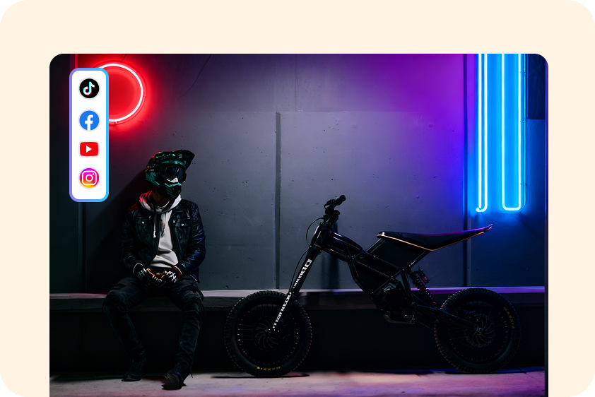 Boost social media content