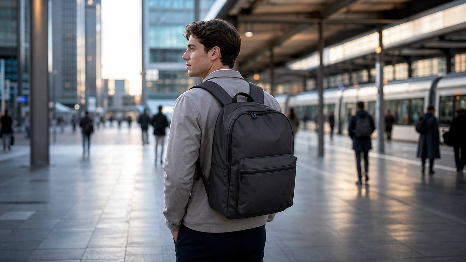 Virtual Backpack Try On Video example created for Dreamina