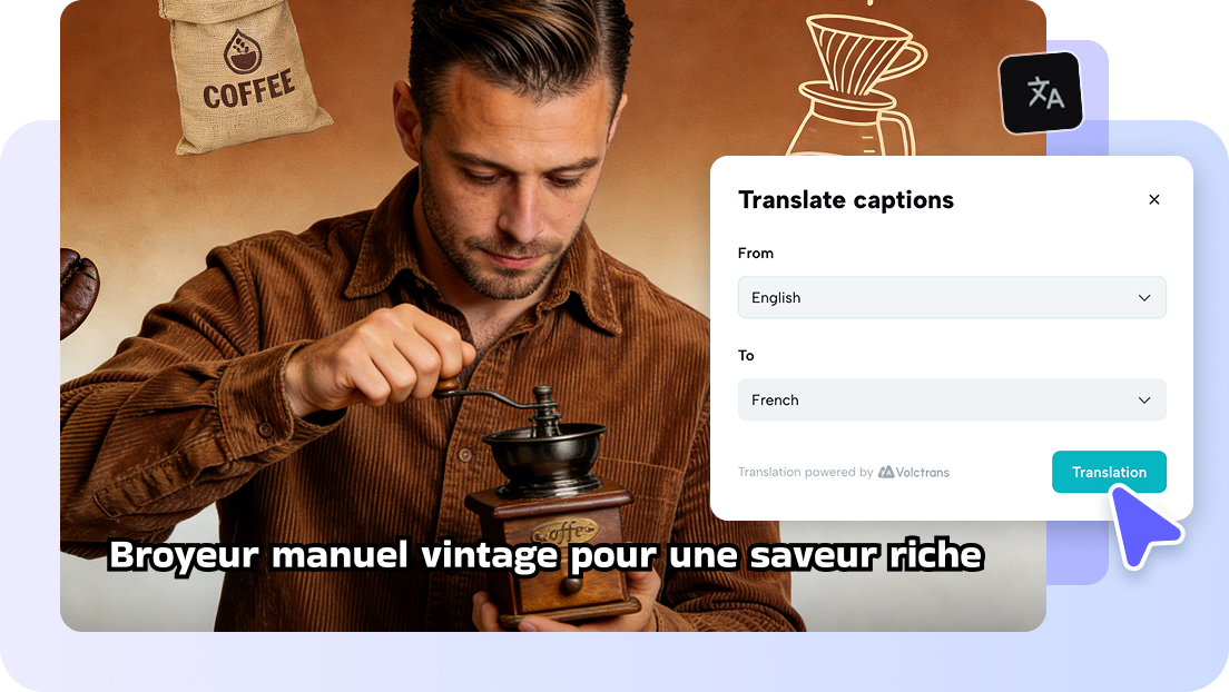 Translate voices to any language