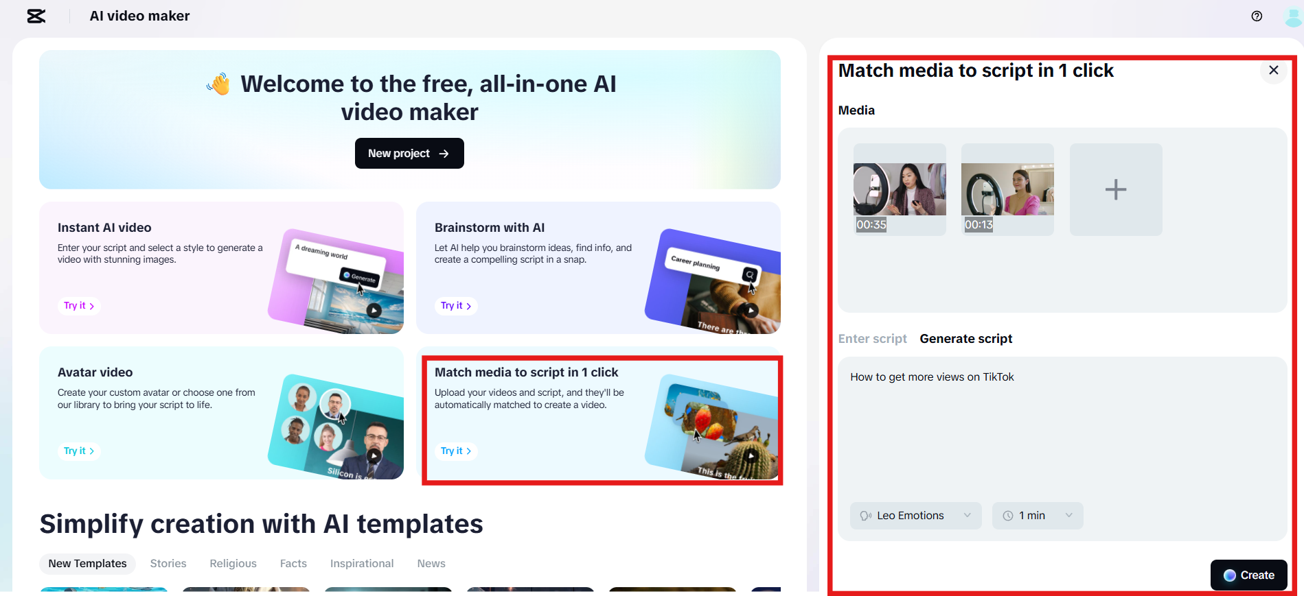 Skript und Video erstellen