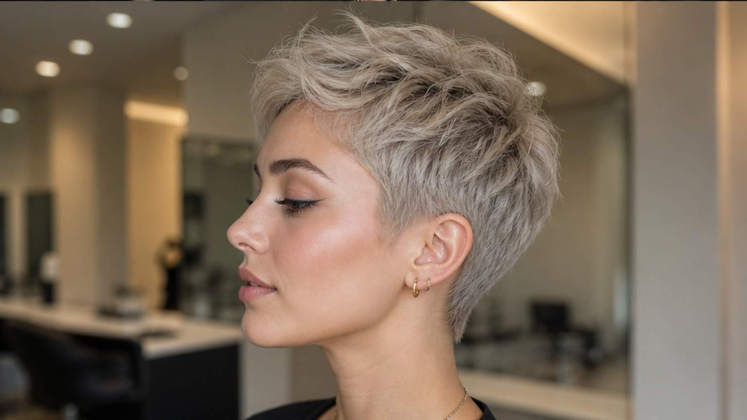 Natural studio portrait of a fictional adult Haircut Trends 2026