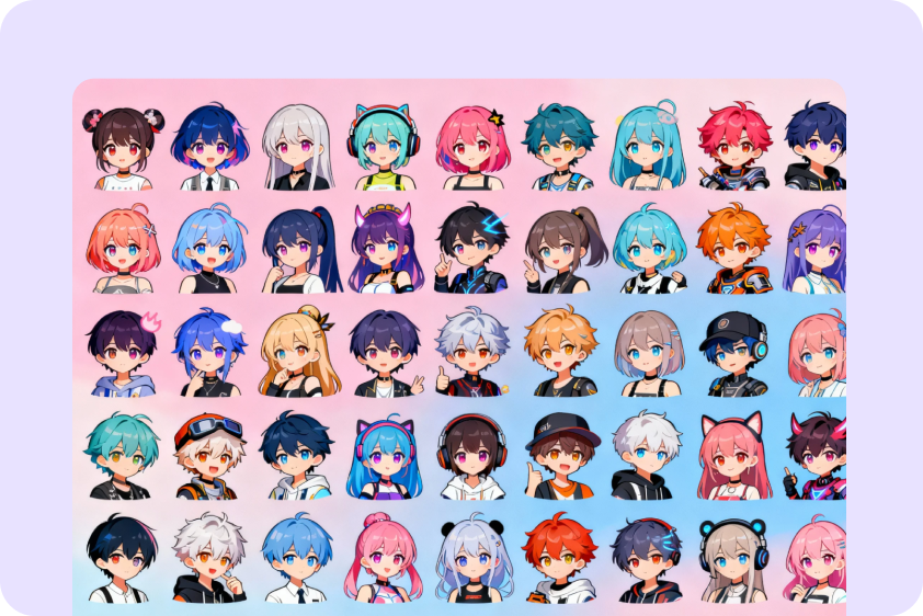 social media profiles & gaming avatars