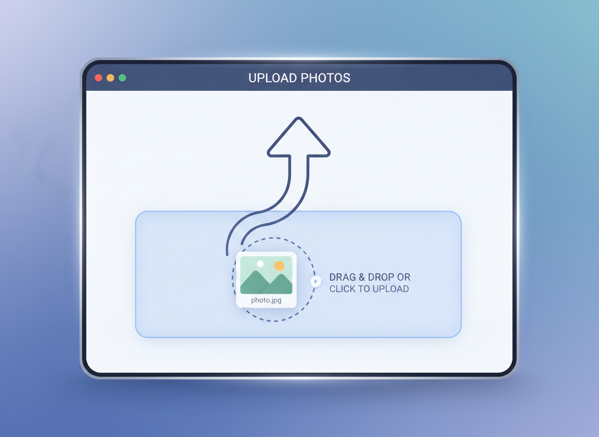Upload step illustration